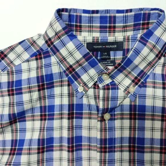 Tommy Hilfiger Men's Button Down Shirt Large - Picture 1 of 7